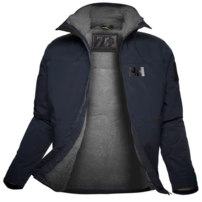 Helly Hansen Arctic Shelled Wool Pile Casual Frakker Herre Mørkeblå | 29387OLGE