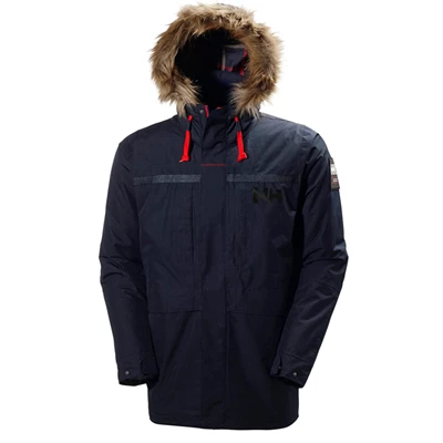 Helly Hansen Coastal 2 Parka Jakker Herre Mørkeblå | 43578KAFT