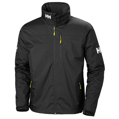 Helly Hansen Crew Hætte Mellemlag Casual Jakker Herre Sort | 63184REYN