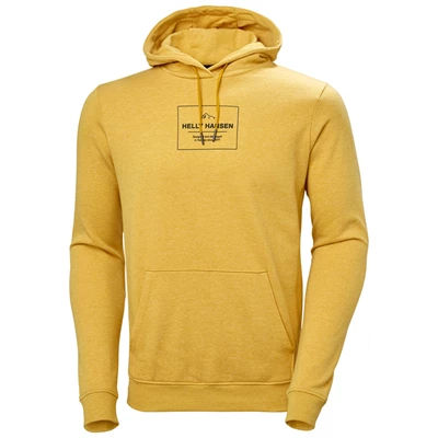 Helly Hansen F2f Organic Cottonhooded Sweatshirts Herre Brune | 85364ABXY