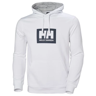 Helly Hansen Hh Boxhooded Sweatshirts Herre Hvide | 05437JEOP