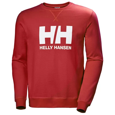 Helly Hansen Hh Logo Crew Sweat Sweatshirts Herre Rød | 62719XKTY