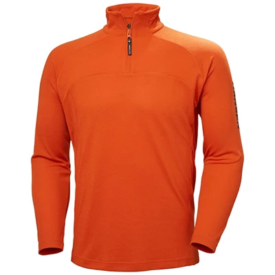 Helly Hansen Hp 1/2 Zip Up Pullover Trøjer Herre / Orange | 73048EIVB