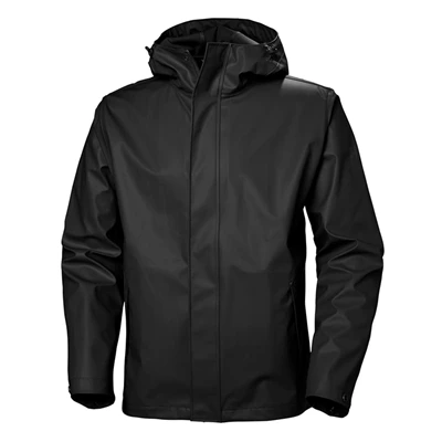 Helly Hansen Moss Regnjakker Herre Sort | 23506JKPY