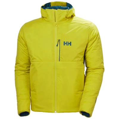 Helly Hansen Odin Stretch Hætte Isolerede Jakker Herre Olivengrøn | 57984RSMO