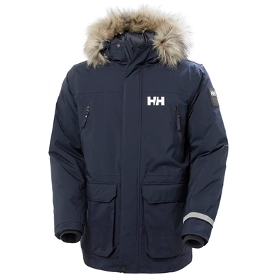 Helly Hansen Reine Parka Jakker Herre Mørkeblå | 16892UYIN