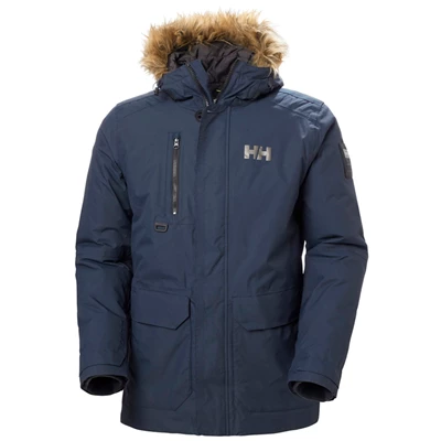 Helly Hansen Svalbard Casual Jakker Herre Mørkeblå | 25148JBWE