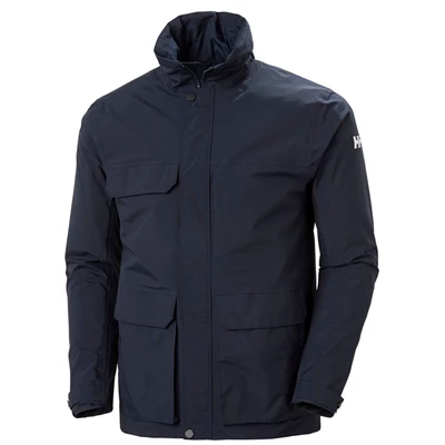 Helly Hansen Utility Regnjakker Herre Mørkeblå | 46285OWNU