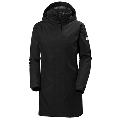 Helly Hansen W Aden Insulated Parka Jakker Dame Sort | 28493XHZT