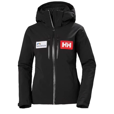 Helly Hansen W Alphelia Lifaloft Insulated Skijakker Dame Sort | 25481LZKF