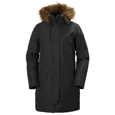 Helly Hansen W Alva 2.0 Parka Jakker Dame Sort | 08635QGMV