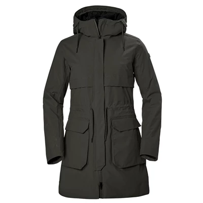 Helly Hansen W Boyne Parka Jakker Dame Grå | 17435FIYU