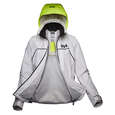 Helly Hansen W Hp Foil Light Sejlerjakker Dame Hvide | 78492ONFQ