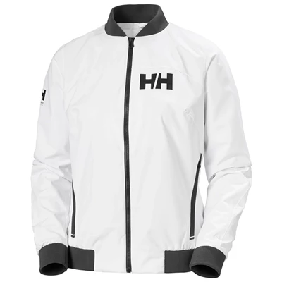 Helly Hansen W Hp Racing Vind Sejlerjakker Dame Hvide | 76321MCNQ