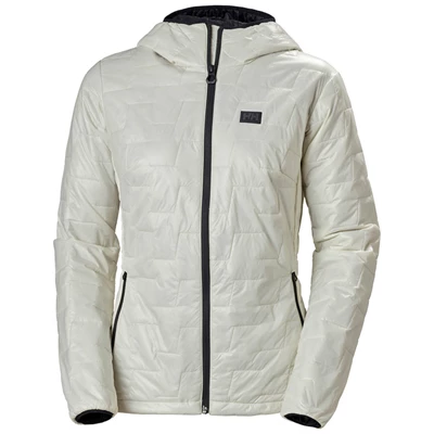 Helly Hansen W Lifaloft Hætte Isolerede Jakker Dame Hvide | 47915KYUL