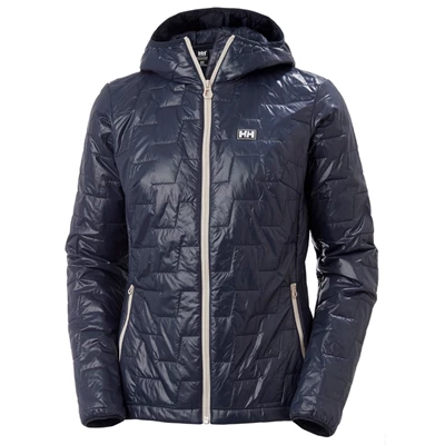 Helly Hansen W Lifaloft Insulated Hætte Skijakker Dame Mørkeblå | 94130GWCJ