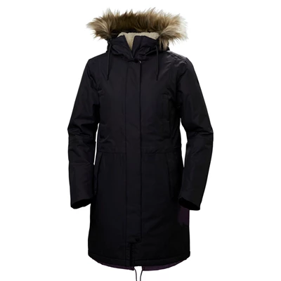 Helly Hansen W Mayen Parka Jakker Dame Sort | 57360XDYU