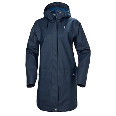 Helly Hansen W Moss Regnjakker Dame Mørkeblå | 40839HSQL