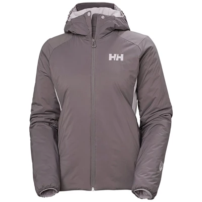 Helly Hansen W Odin Stretch Hætte Isolerede Jakker Dame Grå | 59762GKSM