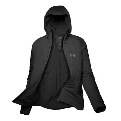 Helly Hansen W Odin Stretch Hætte Isolerede Jakker Dame Sort | 97361AFNW