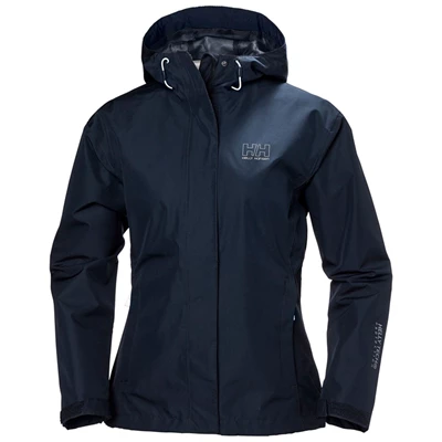 Helly Hansen W Seven J Regnjakker Dame Mørkeblå | 45701BAYW