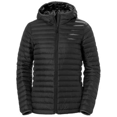 Helly Hansen W Sirdal Hætte Jack Isolerede Jakker Dame Sort | 60835EPGB