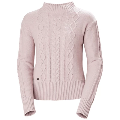 Helly Hansen W Siren Cable Knit Skjorte Dame Grå | 41695PNGW