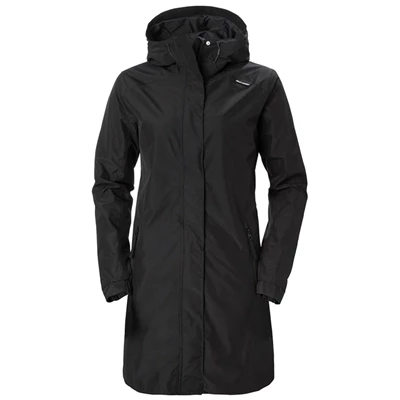 Helly Hansen W Valkyrie Regnfrakker Dame Sort | 31579FBCA