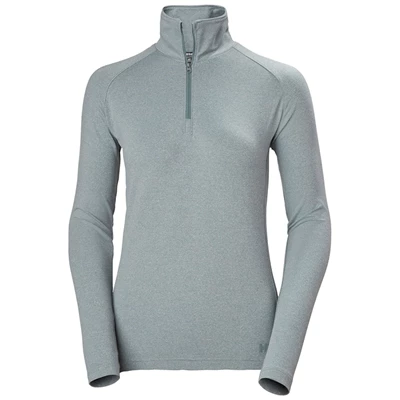 Helly Hansen W Verglas 1/2 Zip Up Skjorte Dame Grå | 29075HONC