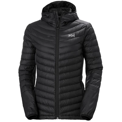 Helly Hansen W Verglas Hætte Hybrid Dunjakker Dame Sort | 41259EHSG