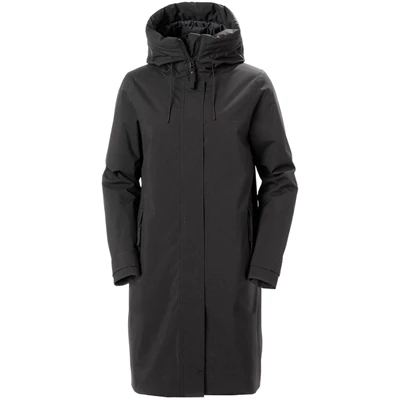 Helly Hansen W Victoria Insulated Rain Parka Jakker Dame Sort | 72683SEIA