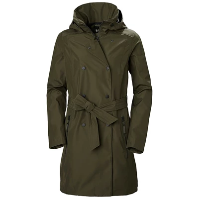 Helly Hansen W Welsey Ii Trench Casual Jakker Dame Grå | 91274GLBH