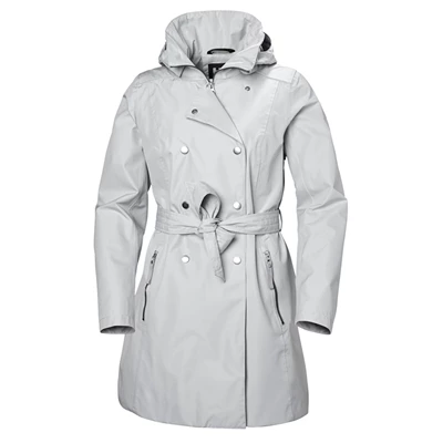 Helly Hansen W Welsey Ii Trench Parka Jakker Dame Grå | 45678QZHU