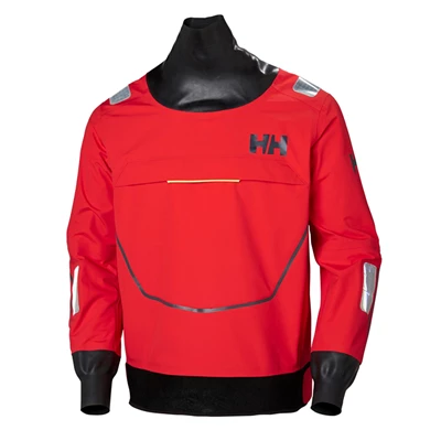 Helly Hansen Ægir Race Smock Light Sejlerjakker Herre Rød | 08473QVNP